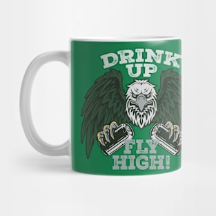 Drink Up Fly High for Philadelphia Football Mug